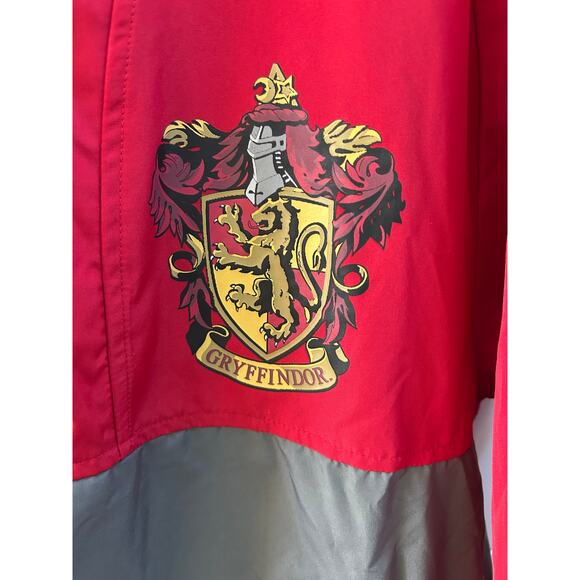 Gryffindor Harry Potter Windbreaker Jacket Unisex Size XS Pullover Hooded - Picture 4 of 9
